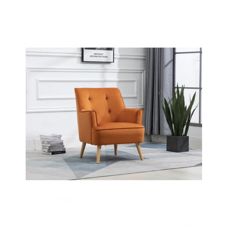 AM Tara Accent Chair Burnt Orange